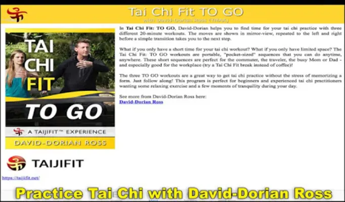 Tai Chi Fit TO GO android App screenshot 13